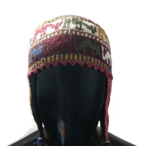 Handmade Headband Woven in Multicolored Wool Andean Mountains Cusco main image 4